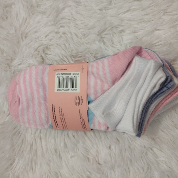 Juicy Couture Kids 🩷💜✨ 10 Pairs Multi-Pack No Show Socks Size 10-4 NWT - Picture 10 of 11